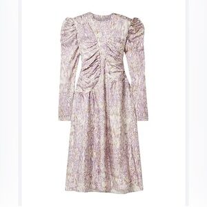 NEW Wright Le Chapelain Silk Romantic Dress